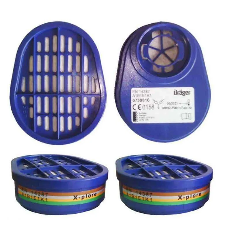 Drager 6738816 A1B1E1K1 Bayonet Filtre