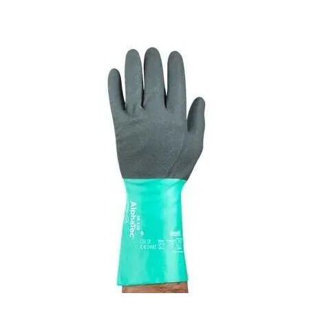 Ansell Alphatec 58-128 Gıda Uyumlu Antistatik Kimyasal İş Eldiveni
