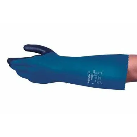 Ansell Alphatec 04-005 Nitril PVC Kimyasal İş Eldiveni