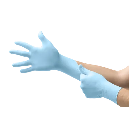 Ansell Microflex 93-833 Dokunma Hassasiyetli Kopma Yırtılma Kimyasal Dirençli Nitril Eldiven