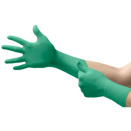 Ansell TouchNTuff 92-605 Gıda Uyumlu Kimyasal Sıçramalara Karşı Dirençli Nitril Eldiven