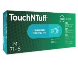 Ansell TouchNTuff 92-605 Gıda Uyumlu Kimyasal Sıçramalara Karşı Dirençli Nitril Eldiven