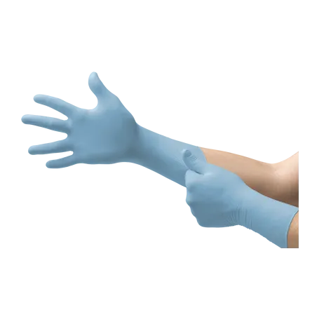 Ansell TouchNTuff 92-665 Darbe ve Kimyasal Dirençli Tek Kullanımlık Nitril Eldiven