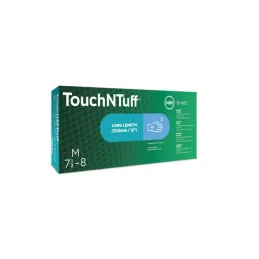 Ansell TouchNTuff 92-665 Darbe ve Kimyasal Dirençli Tek Kullanımlık Nitril Eldiven