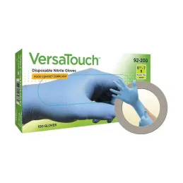 Ansell TouchNTuff Versatouch 92-200 Tek Kullanımlık Nitril Eldiven 100 Adet/Kutu