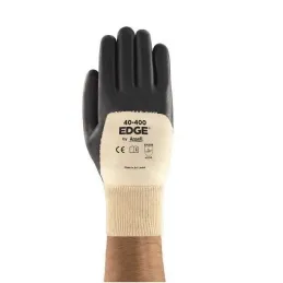 Ansell Edge 40-400 Mekanik Korumalı Yağ Tutmaz Nitril İş Eldiveni