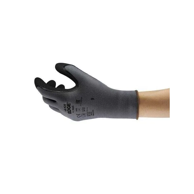 Ansell Edge 48-920 Nitril Kaplı Yağ Tutmayan ve Çok Amaçlı Koruma İş Eldiveni