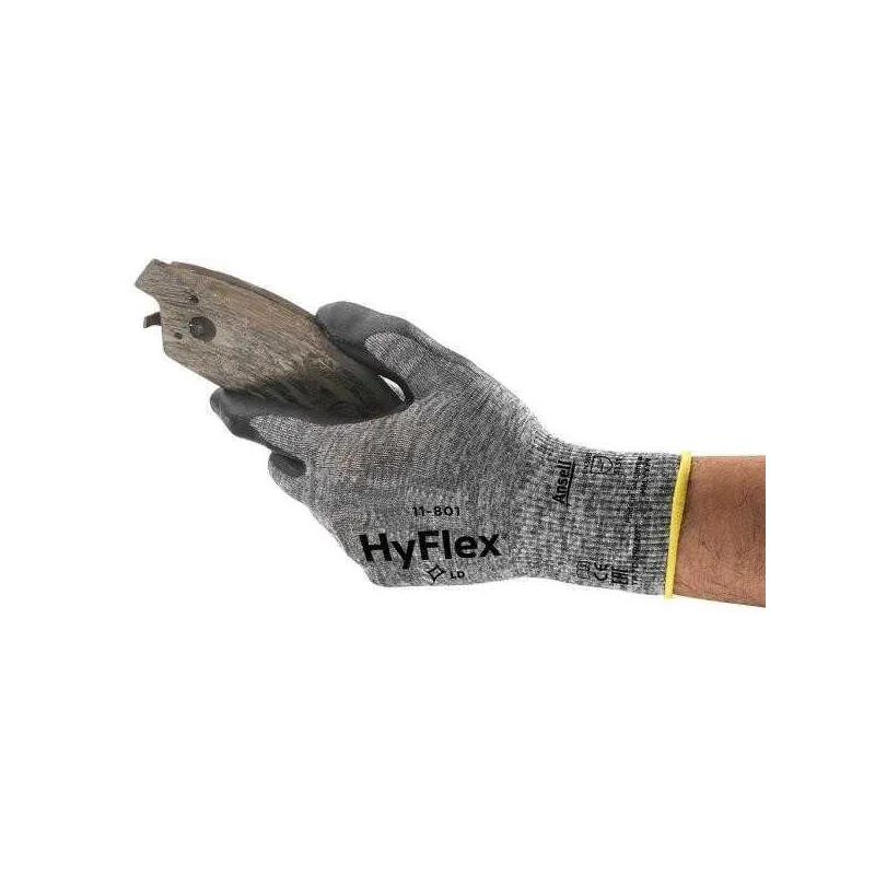 Ansell Hyflex 11-801 Köpük Nitril Mekanik ve Çok Amaçlı Montaj Eldiveni