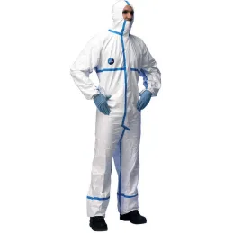 DuPont Tyvek 600 Plus CHA5 Başlıklı Koruma Tulumu