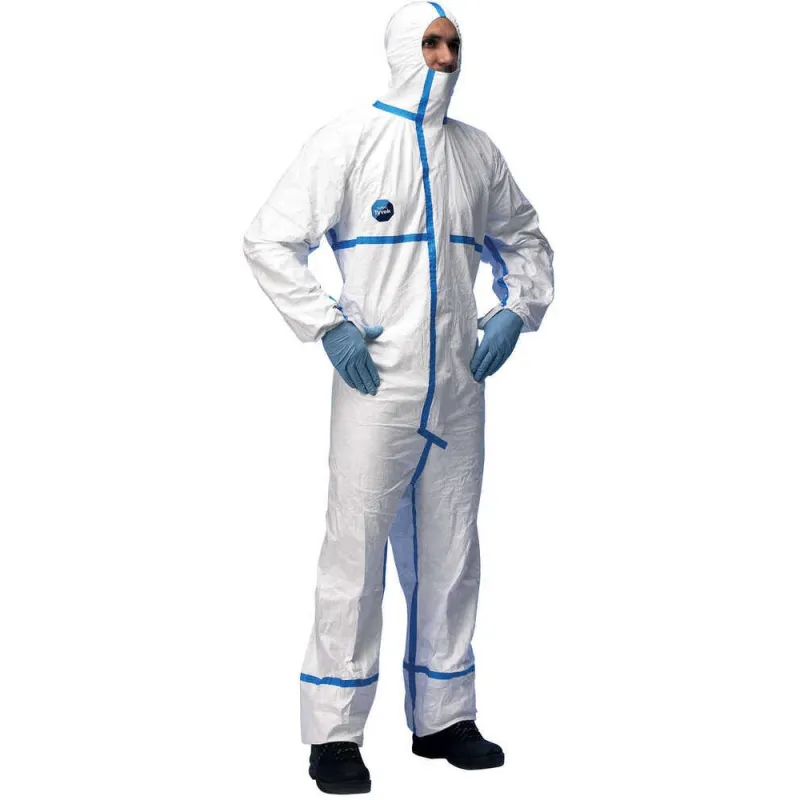 DuPont Tyvek 600 Plus CHA5 Başlıklı Koruma Tulumu