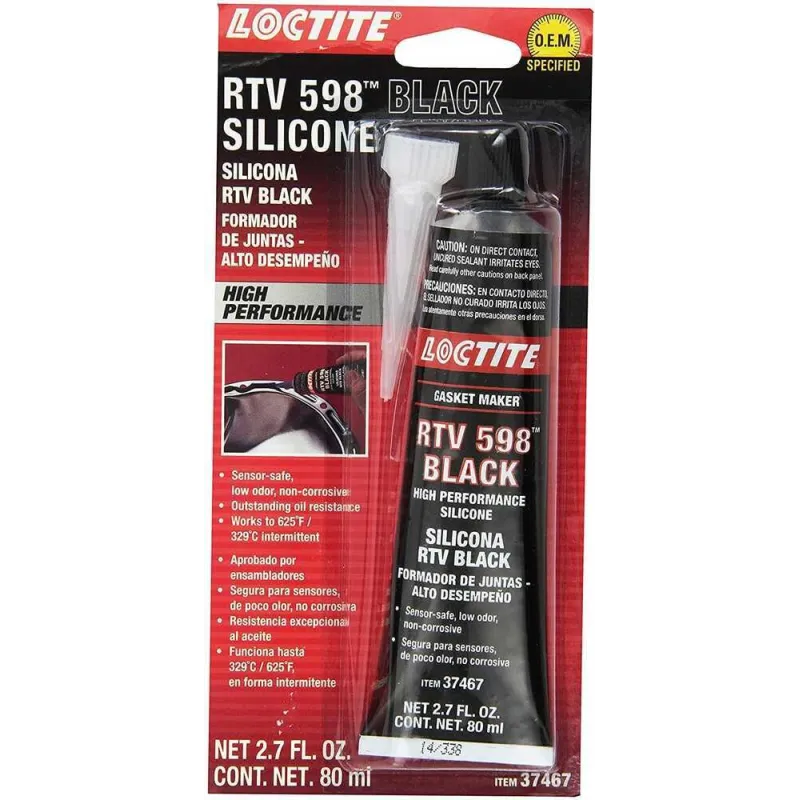 Loctite 598 Süper Siyah Silikon Conta 80 ml