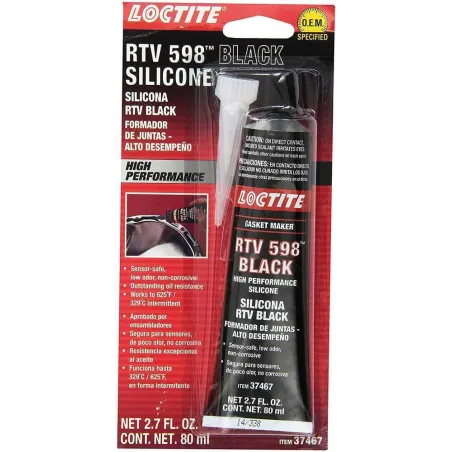 Loctite 598 Süper Siyah Silikon Conta 80 ml