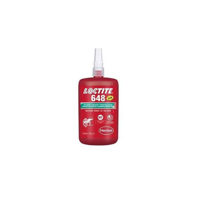 Loctite 648 Yüksek Mukavemetli Sıkı Geçme 250 ml