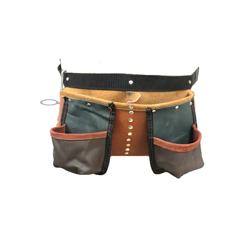 Cepli Palaska Kemerli Deri Çivi Önlüğü