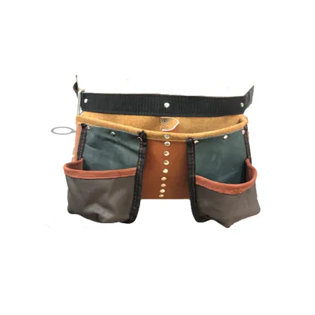 Cepli Palaska Kemerli Deri Çivi Önlüğü