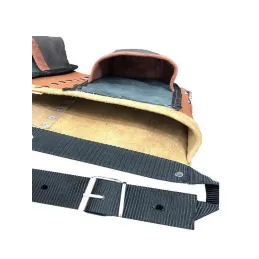 Cepli Palaska Kemerli Deri Çivi Önlüğü