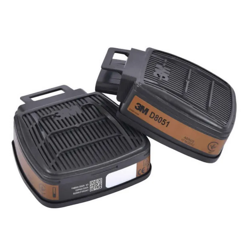 3M D8051 Secure Click Dual Flow A1 Gaz ve Buhar Filtresi 1 Çift