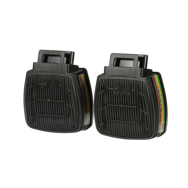 3M D8059 Secure Click Dual Flow Gaz ve Buhar Filtresi 1 Çift