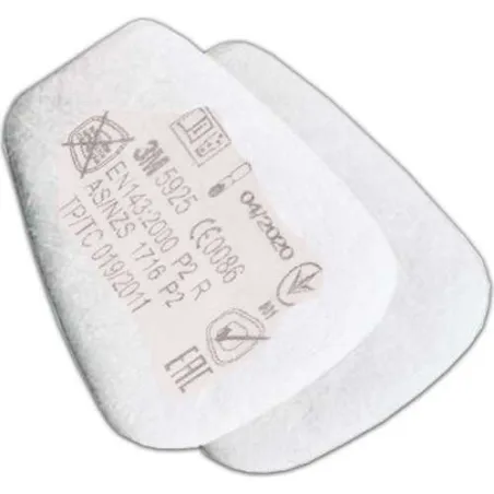 3M 5925 P2 Toz ve Sis Filtresi 1 Çift