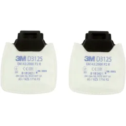 3M D3125 P2 Secure Click Toz Filtresi 1 Çift