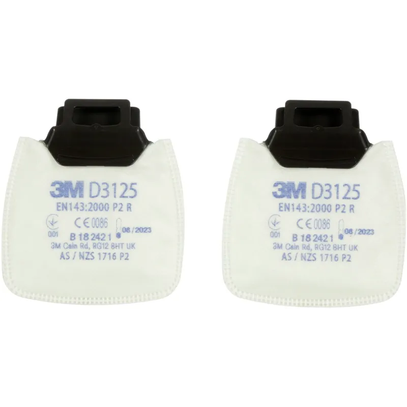 3M D3125 P2 Secure Click Toz Filtresi 1 Çift