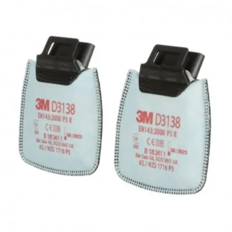 3M D3135 P3 Secure Click Toz Filtresi 1 Çift