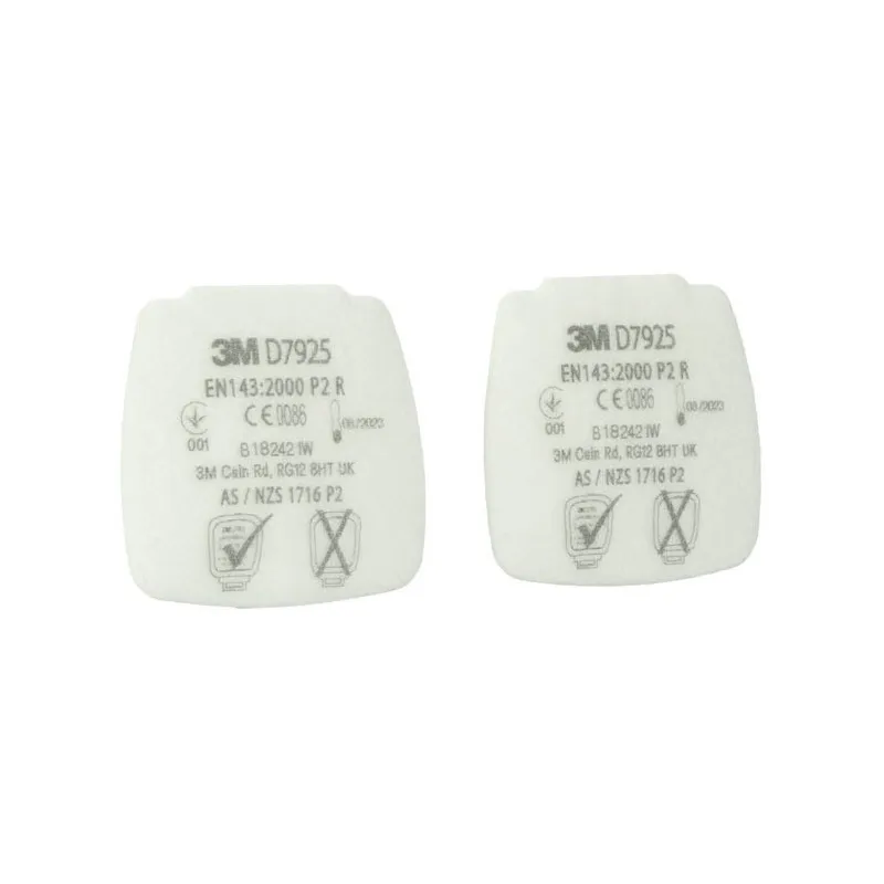 3M D7925 P2 Secure Click Toz Filtresi 1 Çift
