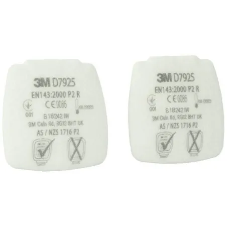 3M D7925 P2 Secure Click Toz Filtresi 1 Çift