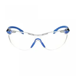 3M Solus S1101 SGAF-EU Mavi Siyah Kenar Şeffaf Gözlük