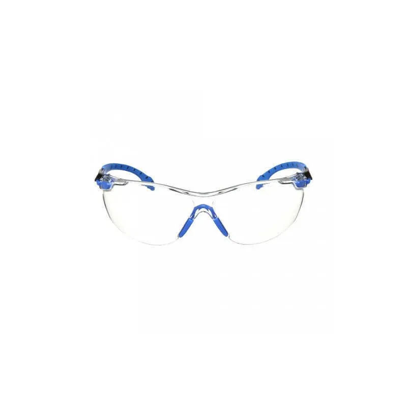 3M Solus S1101 SGAF-EU Mavi Siyah Kenar Şeffaf Gözlük