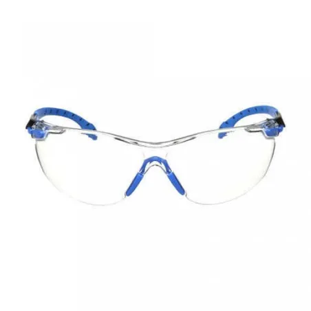 3M Solus S1101 SGAF-EU Mavi Siyah Kenar Şeffaf Gözlük