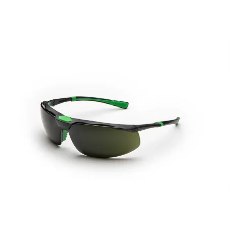 Univet 5X3033550 Siyah Çerçeveli Yeşil Koruyucu Kaynak İş Gözlüğü