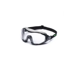 Univet 6X1000000 Gri-Yeşil Çerçeve Şeffaf Lens Koruyucu Güvenlik Gözlüğü