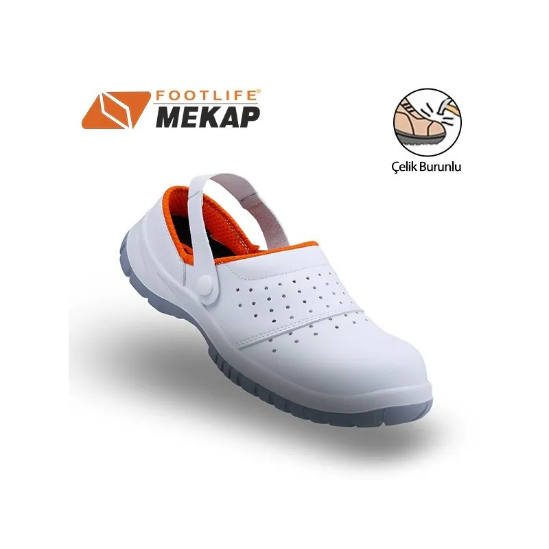 Mekap Slipper 210-01 S1 Çelik Burun Sabo Terlik