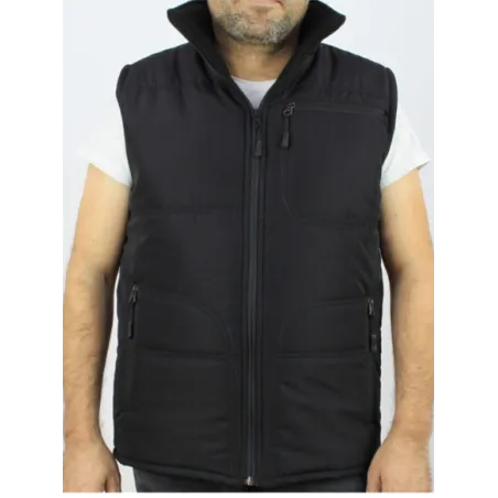 Anorak Şişme Yelek Kolsuz Ceket Mikro Kumaş Elyaflı