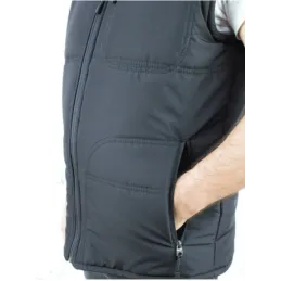 Anorak Şişme Yelek Kolsuz Ceket Mikro Kumaş Elyaflı