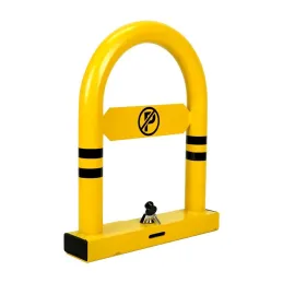 Kilitli Oval Yatar Otopark Direği