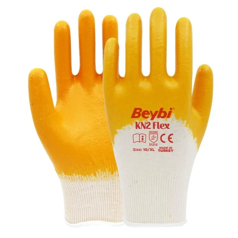 Beybi KN2 Flex Plus Pamuk Astarlı Nitril Eldiven 12 adet