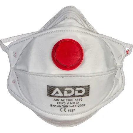 Add Aıractıve 5510 Ffp3 Maske Ventilli 4 Katlanır 10 ADET