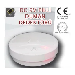 SK-50G Pilli Duman Dedektörü 9V LPCB Onaylı