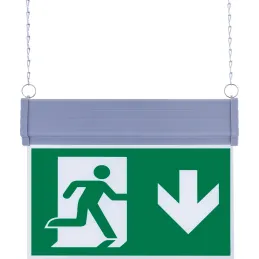 SG052 Çift Yönlü Acil Yönlendirme Armatürü Zincirli Aşağı