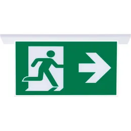 SG051-SA Çift Yönlü Acil Yönlendirme Armatürü Sıvaaltı Aparatlı Sağ-Sol