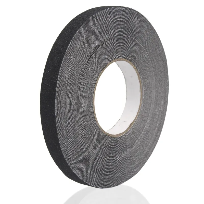 Siyah Zemin Merdiven Kaydırmaz Bant 25mmx25mt