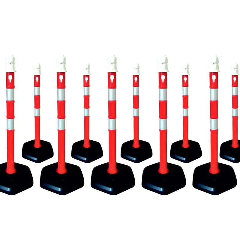 Dubalı Uyarı Dikmesi 63x1000 mm Reflektifli 10lu Set