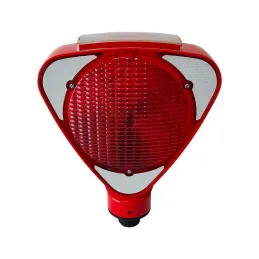 Solar Flaşörlü Ledli Lamba Kırmızı