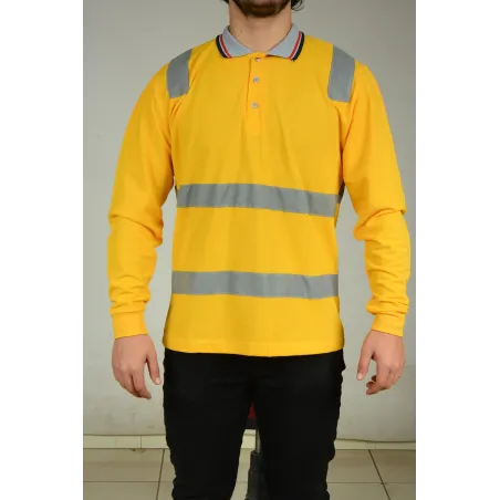 SARI YAZLIK REFLEKTÖRLÜ SWEAT