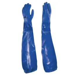 Delta Plus Petro VE766 Pvc Kaplı Kimyasal Koruyucu İş Eldiveni 62 CM