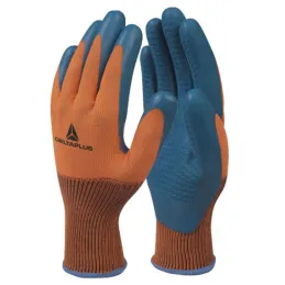 Delta Plus VE733 Avuç İçi Lateks Aşınmaya ve 250C Isıya Dayanıklı İş Eldiveni