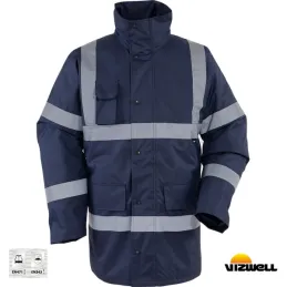 Vizwell VWJK01/N 300 D Oxford Reflektörlü İçi Kapitoneli Parka