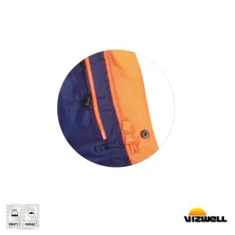 Vizwell VWJK44 300 D Turuncu Oxford 51 Reflektörlü Parka 5 Farklı Kullanım